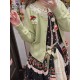 Yolanda Cranberry And Four-Leaf Clover Cardigan Skirt JSK and OP(Reservation/3 Colours/Full Payment Without Shipping)